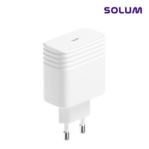 솔루엠 45W 초고속충전기 PD 3.0 PPS 어댑터 C타입 케이블 미포함