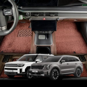 카든 아우룸매트 싼타페 MX5 쏘렌토 MQ4 양털매트 패브릭매트 1열+2열