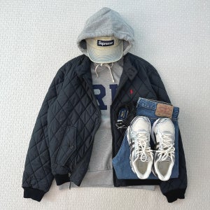 폴로 랄프로렌 25FW 시티 퀼티드 윈드브레이커 블랙