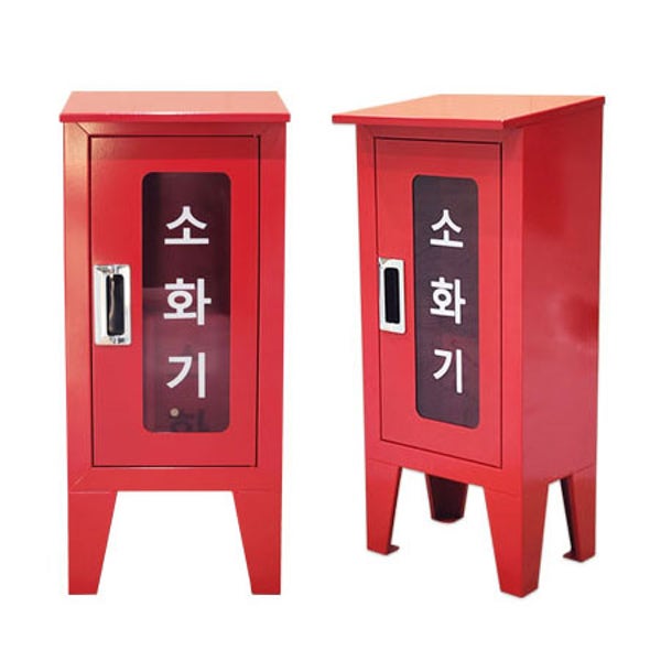 소화기보관함 철제 1구 투명아크릴창 소화기함 캠핑장 학교 야외 스텐 실외 2구 옥외