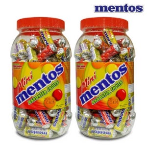 농심 미니 멘토스 푸르티 1kg (100개입) X2개