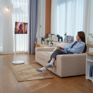 카멜마운트 SMB35 모니터 티비 스탠드 거치대 높이조절 이동식 TV 거치대