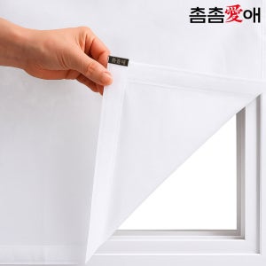 촘촘애 UV미세먼지 방지 부직포 창문마스크 맞춤 찍찍이 벨크로 봉제 방충망 필터150x10