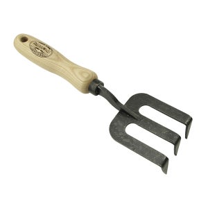 드위트 3147 단조 고급 굽은 3지 포크 Welldone 파종 잡초 제거 경작 흙부수기