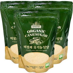 이가네 유기농 비정제 원당 황설탕 1kg x 3개, 이타자 사탕수수 원당