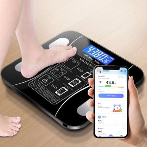 1+1 밸런스랩 체지방 스마트 체중계 디지털 몸무게 측정기