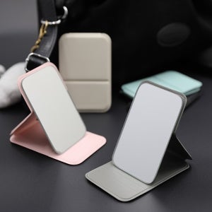 답례품 10세트 인쇄 스티커 선물포장 색상선택가능 3단 접이식 손거울