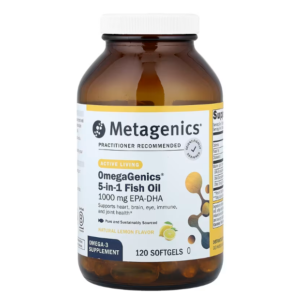 Metagenics 오메가3 <b>피쉬오일 1000mg</b> 120캡슐 EPADHA 오메가쓰리