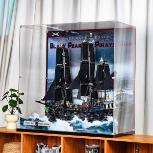 레고 10365 블랙펄 캡틴 잭 스패로우의 해적선 전시 케이스 조립형