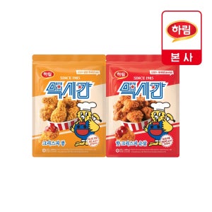 맥시칸 치킨 대용량 크리스피 봉 600g + 핫크리스피 순살 600g 골라담기