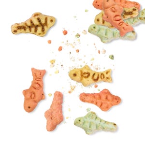 누심비 고양이 간식 비스켓 과자 캣간식 캣칩 건식 물고기 100g