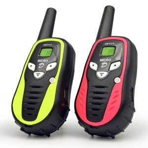 Micro D 소형 디지털 생활무전기 2대 1세트(마이크로디 미용실 병원 워키토키)