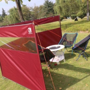 바람막이 윈드스크린 어닝 야외 바람 차단막 방풍 보호 쉘터 실외 활동 장비