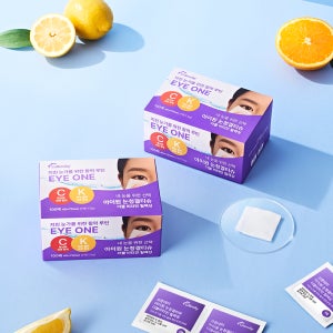 코튼데이 아이원 눈청결티슈 더블비타민 릴렉싱 눈꺼풀세정제 마이봄샘 눈기름샘 청소 100매입