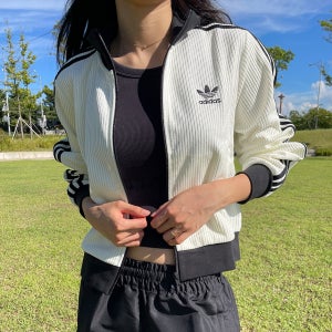 아디다스 오리지널 여성 와플 트랙탑 져지 자켓 (2컬러)