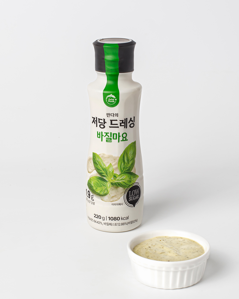 판다의 저당 드레싱 바질마요 제품 이미지