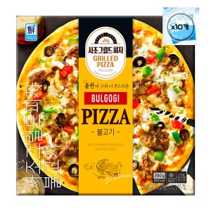사조 대림선 그릴드피자 불고기 390g x 10개 대용량