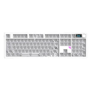 GANSS GS3108T pro 베어본 기계식 키보드 커스텀 무선 3모드 RGB 핫스왑 화이트