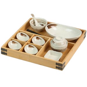 식사 식기 트레이 접시 나무 아침 저녁 플레이트 플레이팅 식기류