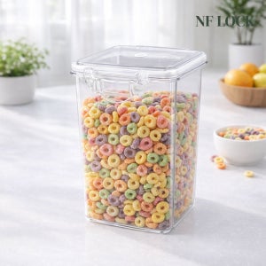 엔에프락 트라이탄 투명 밀폐용기 냉장고 정리 보관 반찬통 캐니스터 모음전 1450ml, 1개