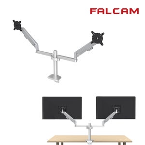 FALCAM 팔캠 기어트리 FC3403 듀얼 모니터암 거치대