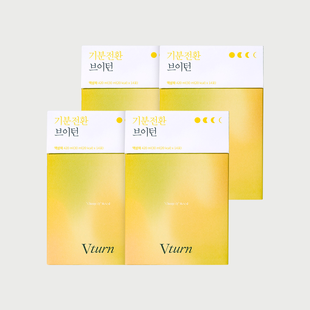 기분전환 브이턴 4박스(56포) / 디카페인 V라인티