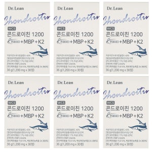 닥터린 콘드로이친 1200 콘레이티 MBP K2 1박스 송중기 콘드로이친 30정, 6개