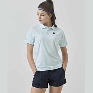 엠리밋 여성 스판 반팔 카라 티셔츠 민트 - LGUST32242