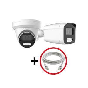 HNTek 800만화소 CCTV 실내 실외 POE 카메라 UTP 케이블 방수박스 포함