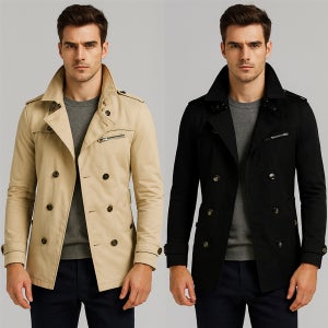 봄가을 남성 트렌치코트 사파리 야상 정장자켓 캐주얼 아우터