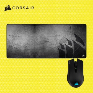 커세어 HARPOON RGB 무선 게이밍마우스 + MM350 PRO EXTEND 마우스패드