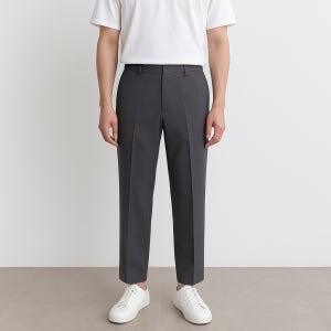 남자 봄가을 밴딩 슬랙스 9부 데일리 편한 바지