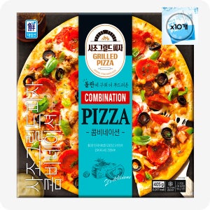 사조 대림선 그릴드피자 콤비네이션 405g x 10개 1박스 대용량