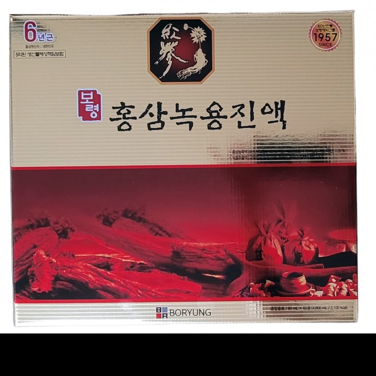 보령 홍삼 <b>녹용</b>진액 <b>80ML</b> X 60포