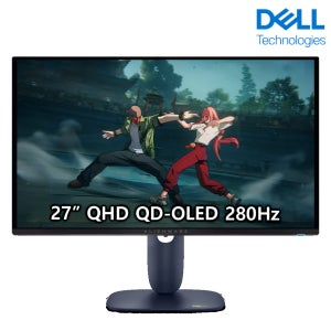 델 에일리언웨어 AW2725D 게이밍 모니터 QHD QD-OLED 280Hz 0.03ms
