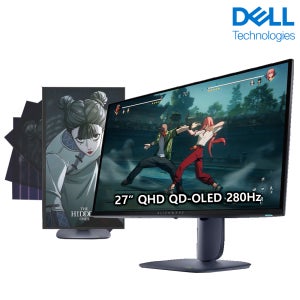 델 에일리언웨어 AW2725D 게이밍 모니터 QHD QD-OLED 280Hz 0.03ms