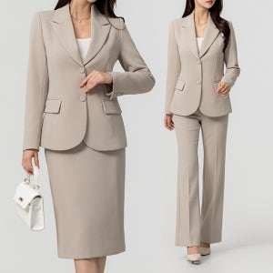여자면접정장 가을 쓰리피스 셋업수트 하객룩