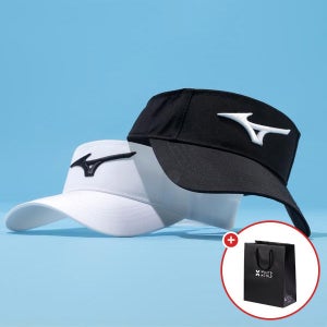 미즈노 RB 투어 스타일 바이저 52KW2350 골프모자+쇼핑백 제공