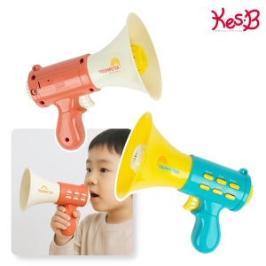 어린이 장난감 확성기 미니 메가폰 놀이 음성 녹음 & 변조 기능