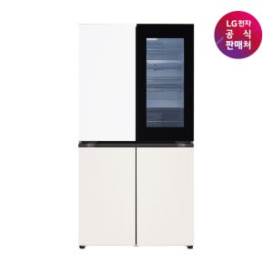 [LG전자 직영] LG 디오스 오브제컬렉션 노크온 냉장고 870L T875MHE312