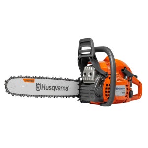 허스크바나 엔진톱 450e II (450mm 50cc) 벌목작업 체인톱