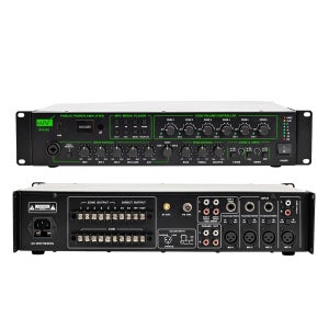 웨이브 WPA-280 PA앰프 블루투스 6구역 방송용 앰프 280W
