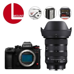 파나소닉 루믹스 S1R II + A 24-70 II DG DN + SDXC256GB + 추가 배터리
