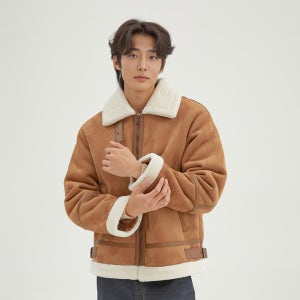 [신세틱레더] 스파오 무스탕 점퍼 SPJLF4VM07