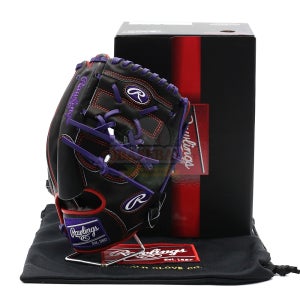 롤링스 투수글러브 프로프리퍼드 투피스웹 블랙레드퍼플 샵오더 PROS206 RA40