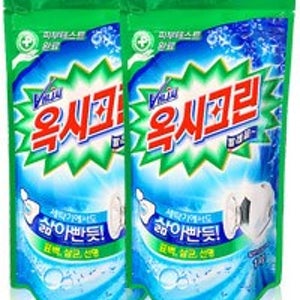 옥시크린표백제 누런때 얼룩제거 분말형 1kg, 2개