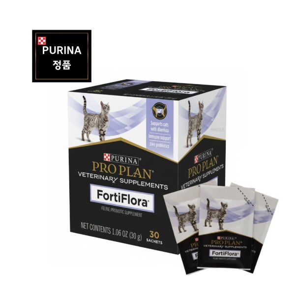 [27년10월]퓨리나 포티플로라 캣 고양이 유산균 Fortiflora PROBIOTIC 1박스(30포)
