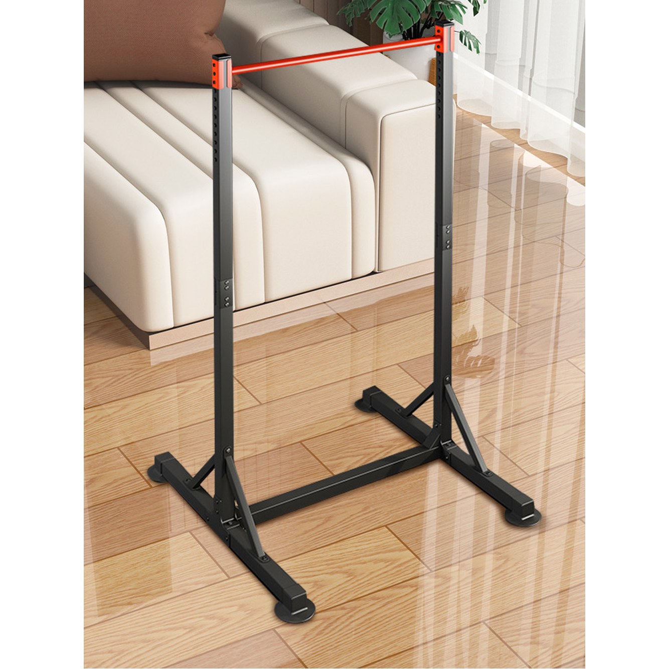 홈짐 트레이너 파워랙 150-205cm) 1 150-205cm) 전신 철봉(높이조절 <b>헬스 밸런스</b> 어린이 헬스장 스탠드 철봉(높이조절 풀업기구 어린이 가정용