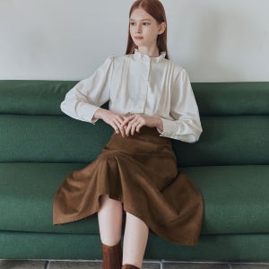 [제로스트릿] 에스닉 프릴 블라우스 ETHNIC FRILL BLOUSE / IVORY