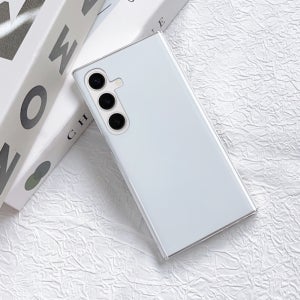 변색없는 생폰느낌 슬림 하드 케이스 투명, 갤럭시 퀀텀6